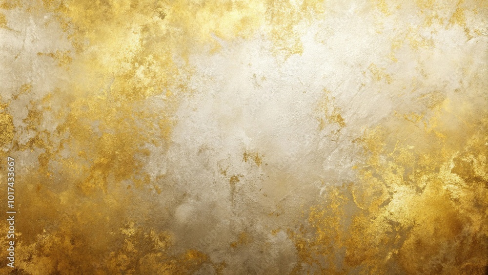 Obraz premium Abstract gold and white textured background macro