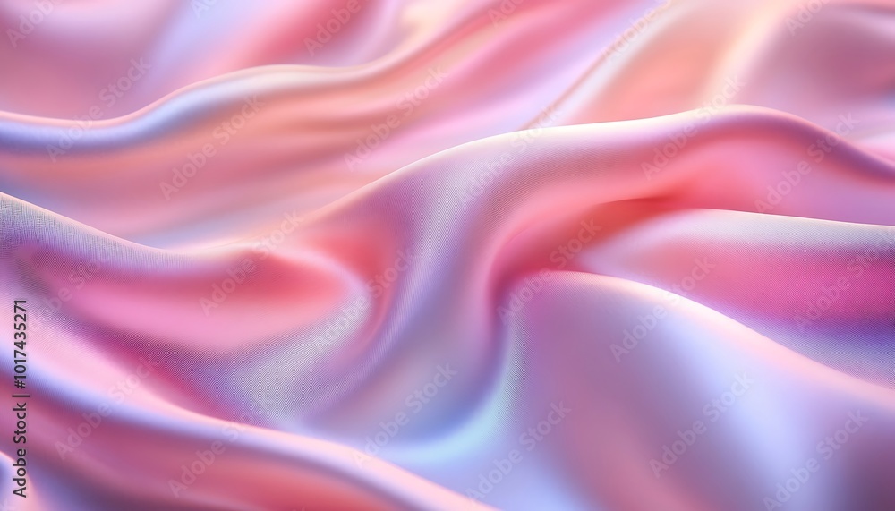 A delicate fabric with soft waves in pastel pink and lavender hues, creating a gentle, flowing texture. A delicate fabric with soft waves in pastel pink and lavender hues, creating a gentle, flowing texture.