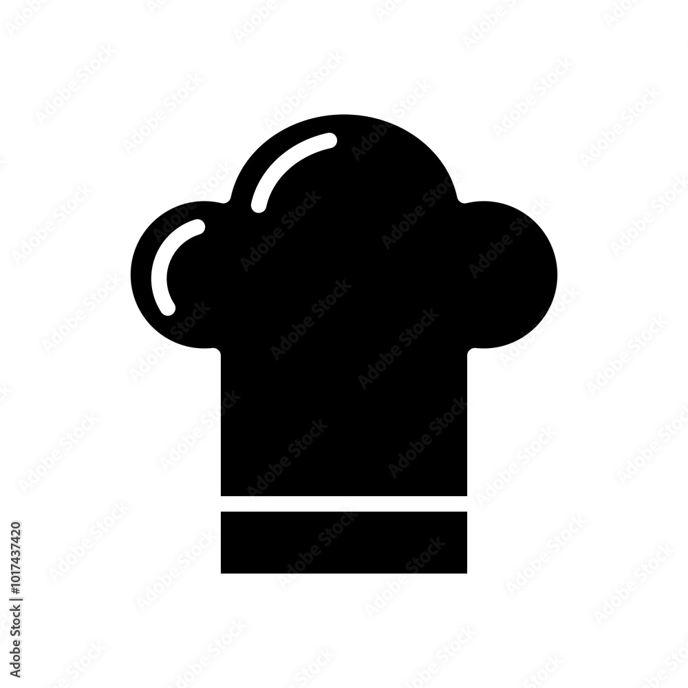 Chief a hat icon vector Chief a hat icon vector