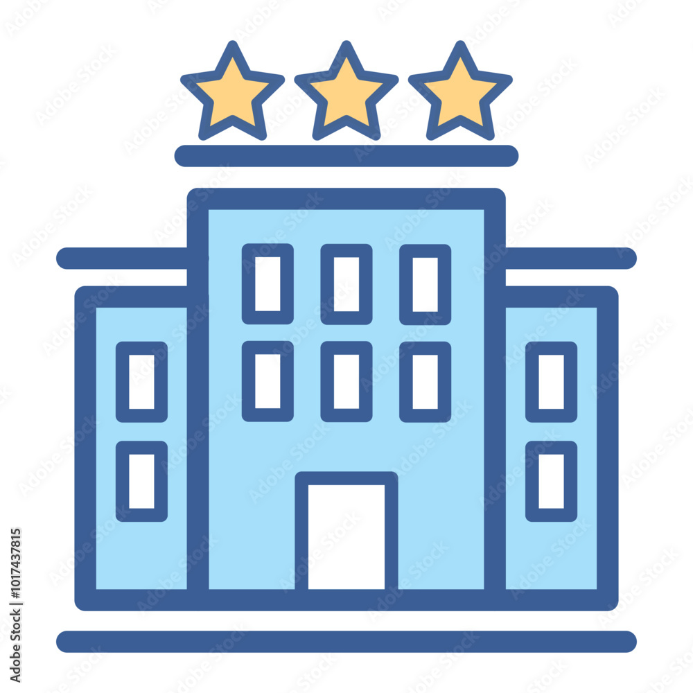 Hotel building icon graphic design illustration Hotel building icon graphic design illustration