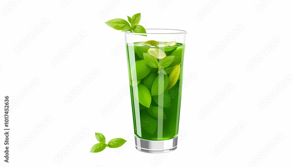 Fresh Basil Juice: An Herbal Refreshment Fresh Basil Juice: An Herbal Refreshment