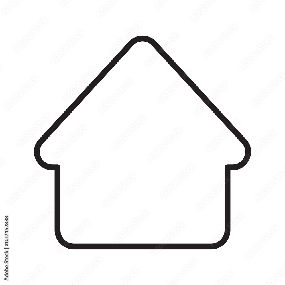 Home icon on a white background. Homepage icon. House icon. Home icon on a white background. Homepage icon. House icon.