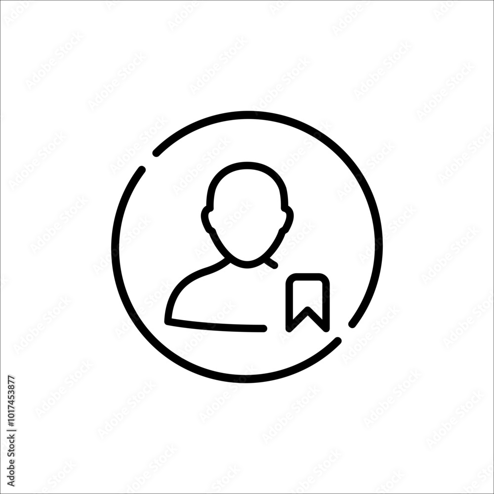 Minimalist Line Icon, User Profiles and Avatars Minimalist Line Icon, User Profiles and Avatars