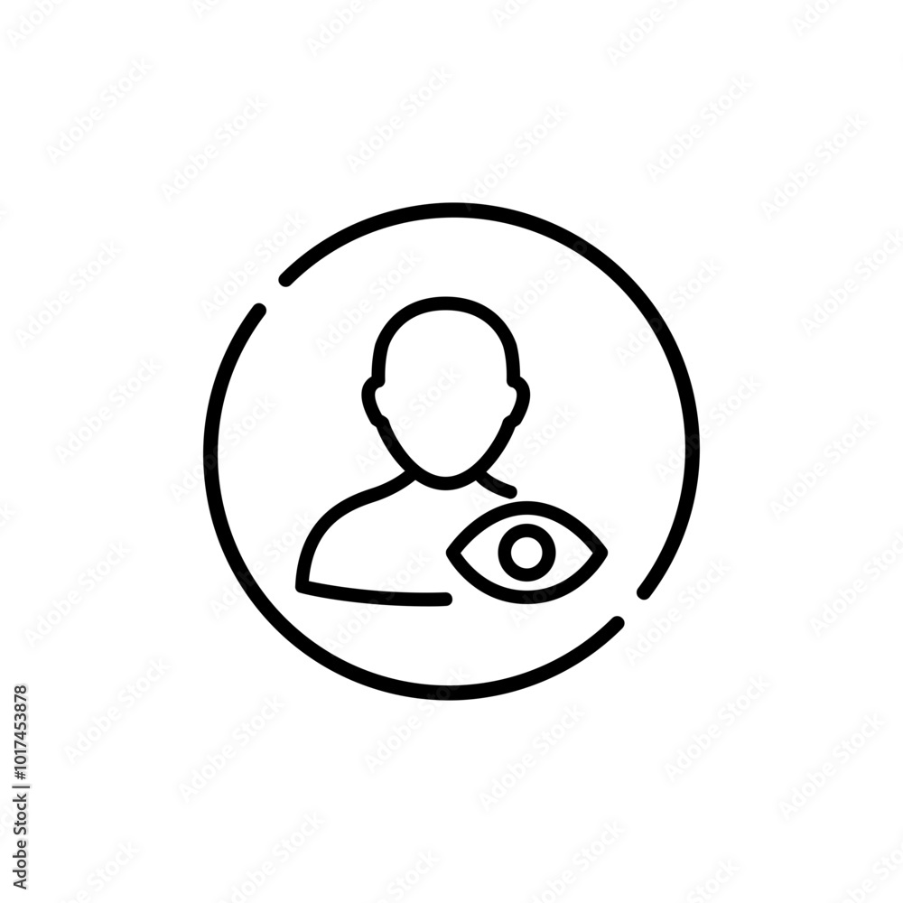 Minimalist Line Icon, User Profiles and Avatars Minimalist Line Icon, User Profiles and Avatars