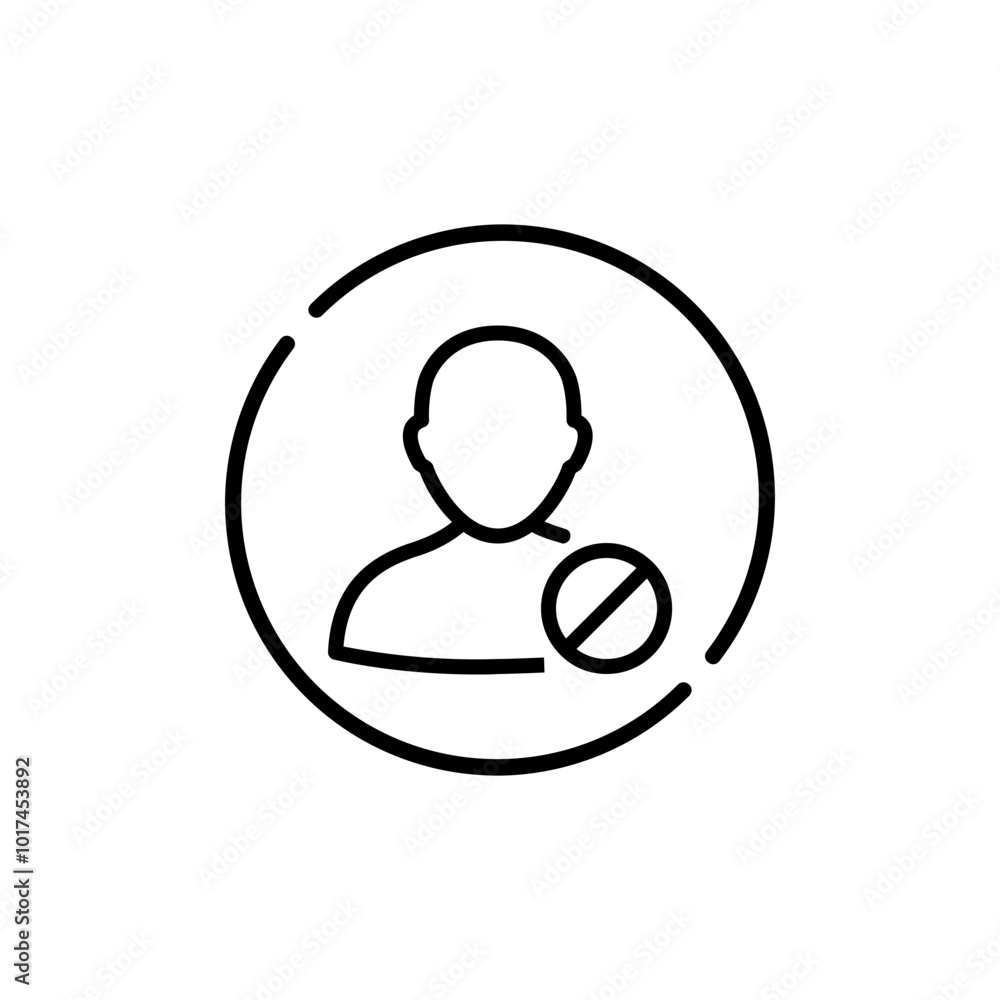 Minimalist Line Icon, User Profiles and Avatars Minimalist Line Icon, User Profiles and Avatars