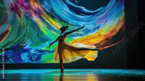 Ballet Dancer in Motion
