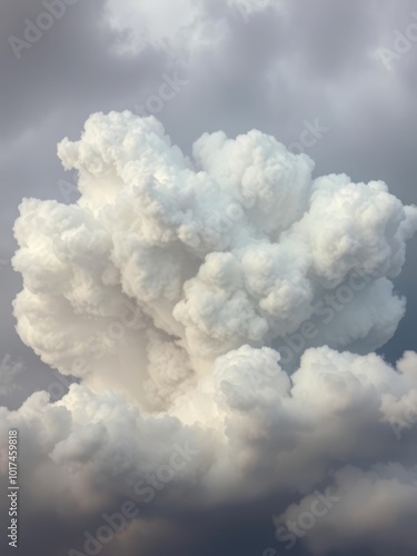 Cumulonimbus clouds Smoke Explosion Backdrop