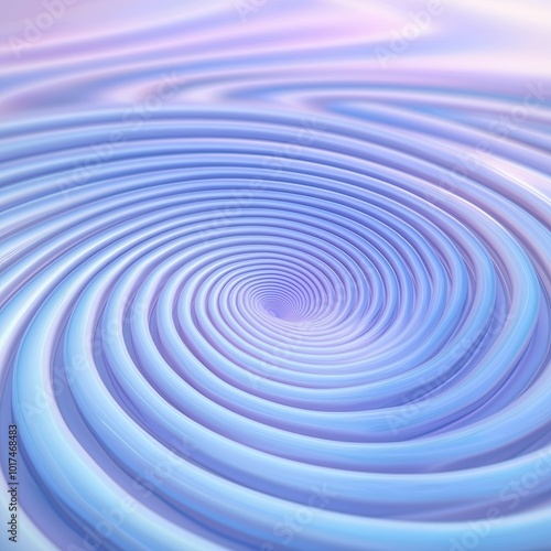 Abstract Swirling Blue and Purple Background.