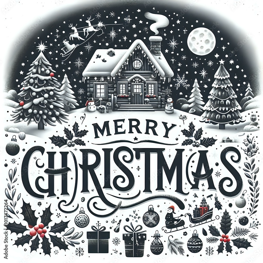Cozy Christmas Cabin in a Winter Wonderland Cozy Christmas Cabin in a Winter Wonderland