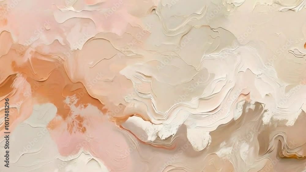 Abstract painting with soft pastel colors and flowing textures. Abstract painting with soft pastel colors and flowing textures.
