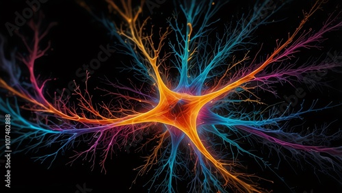 Wallpaper Mural a purple flower with the purple and blue lines. Torontodigital.ca