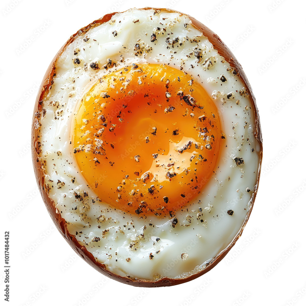 Fried egg isolated on white background Fried egg isolated on white background