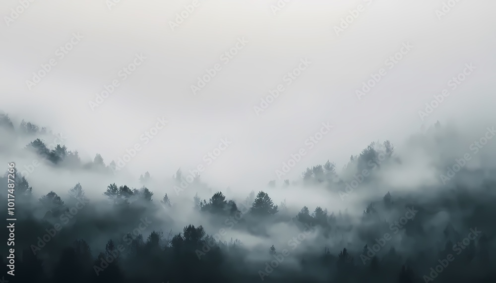 Fototapeta premium fog in the mountains