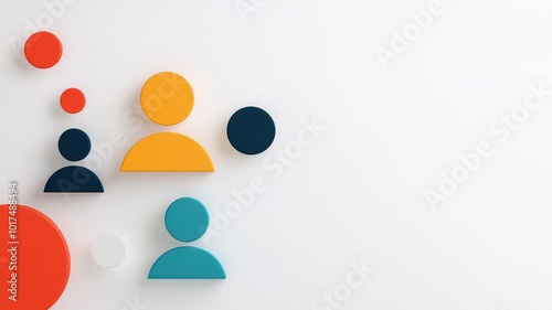 Audience segmentation dashboard, displaying niche groups with tailored marketing messages for each customer category