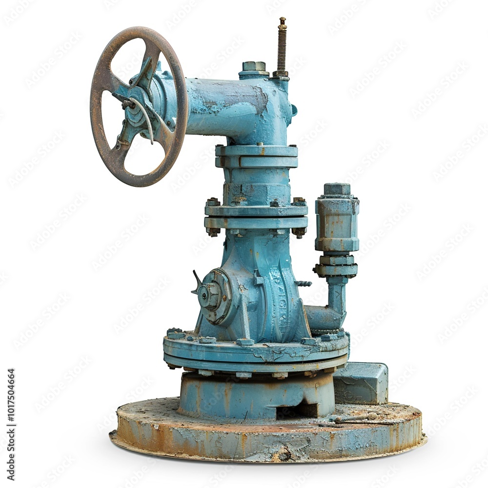 Water pump. isolated object, transparent background isolated on white background Water pump. isolated object, transparent background isolated on white background