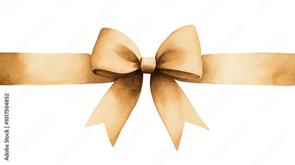 a shiny Christmas bow clipart, elegant gift decor, watercolor illustration, gold with sparkle accents, isolated on white background a shiny Christmas bow clipart, elegant gift decor, watercolor illustration, gold with sparkle accents, isolated on white background