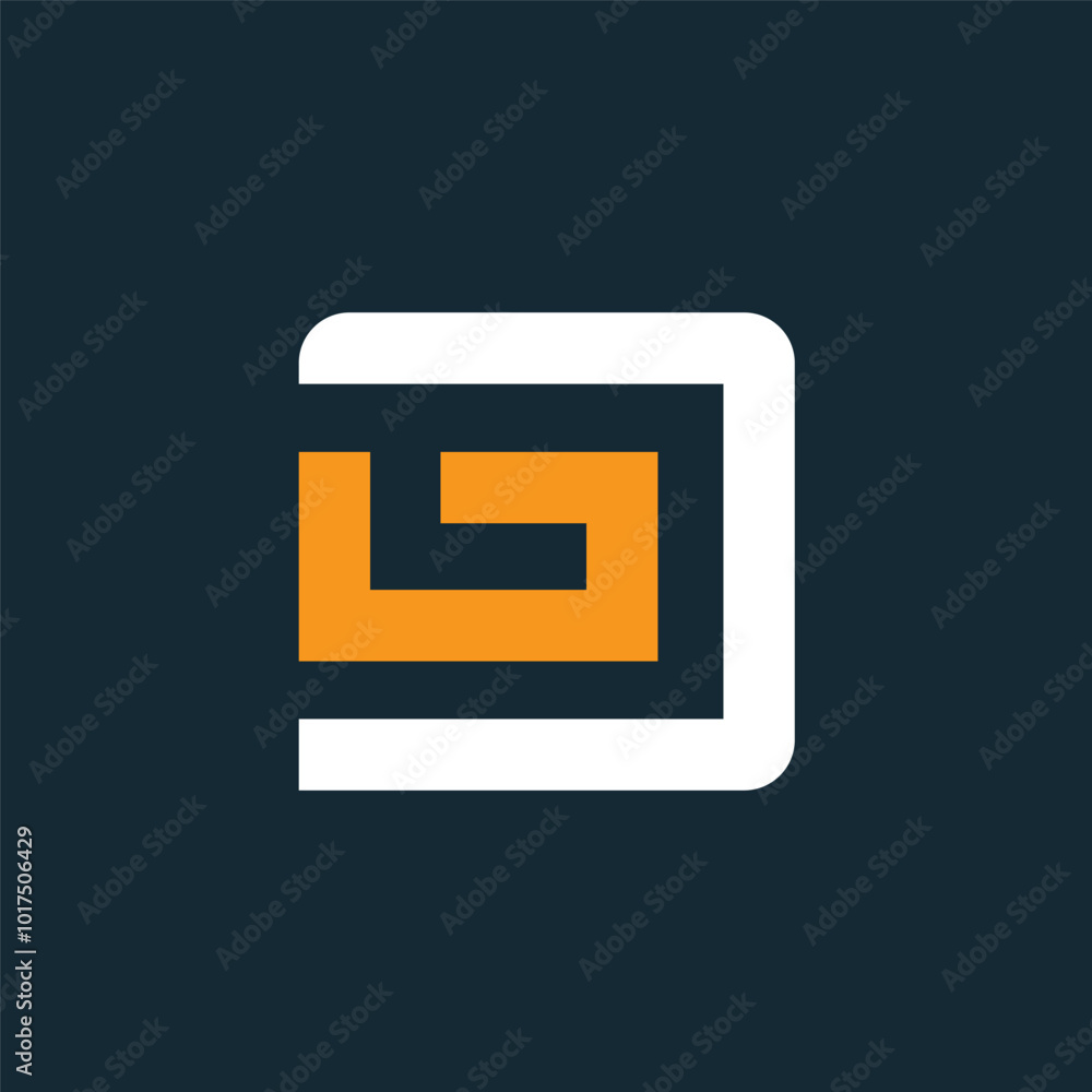 GJ letter square logo icon vector concept design template GJ letter square logo icon vector concept design template