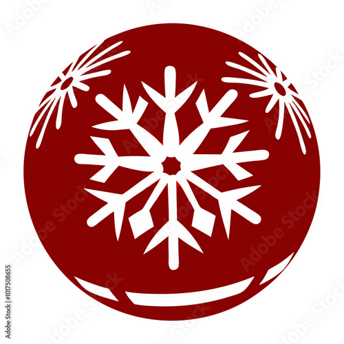 Snowball with Winter Design