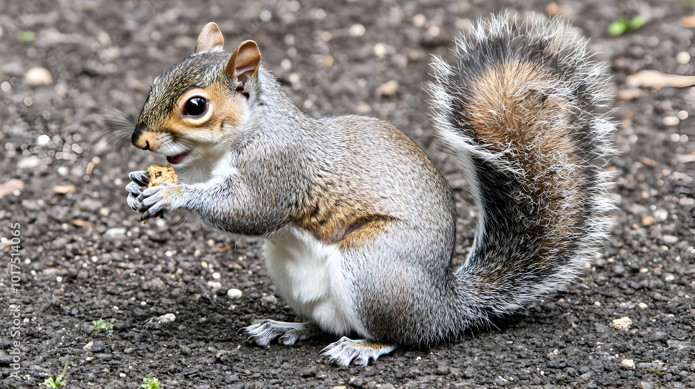 Squirrel Eating a Nut. Squirrel Eating a Nut.