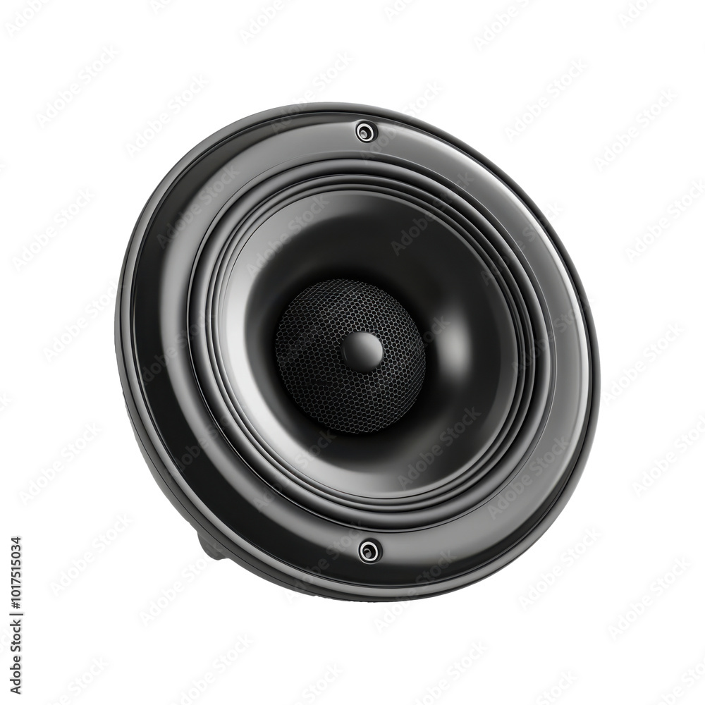 Black loudspeaker isolated on transparent background. Black loudspeaker isolated on transparent background.