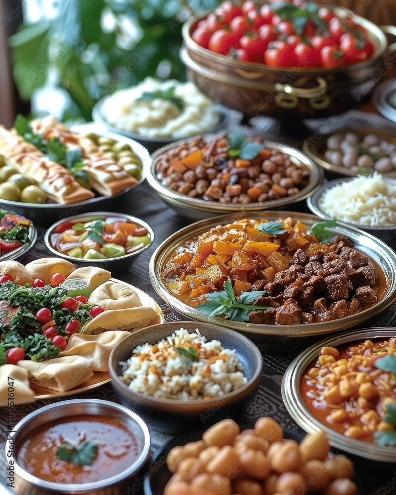 Arab food, Middle eastern cuisines. Arab food, Middle eastern cuisines.