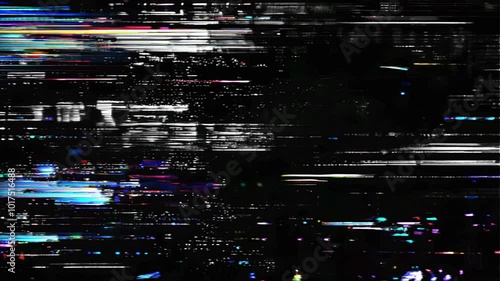 Digital glitch effect, background. 4K