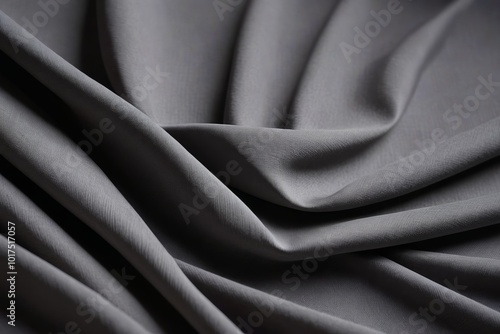 a close up of a dark gray fabric with a slight pattern photo