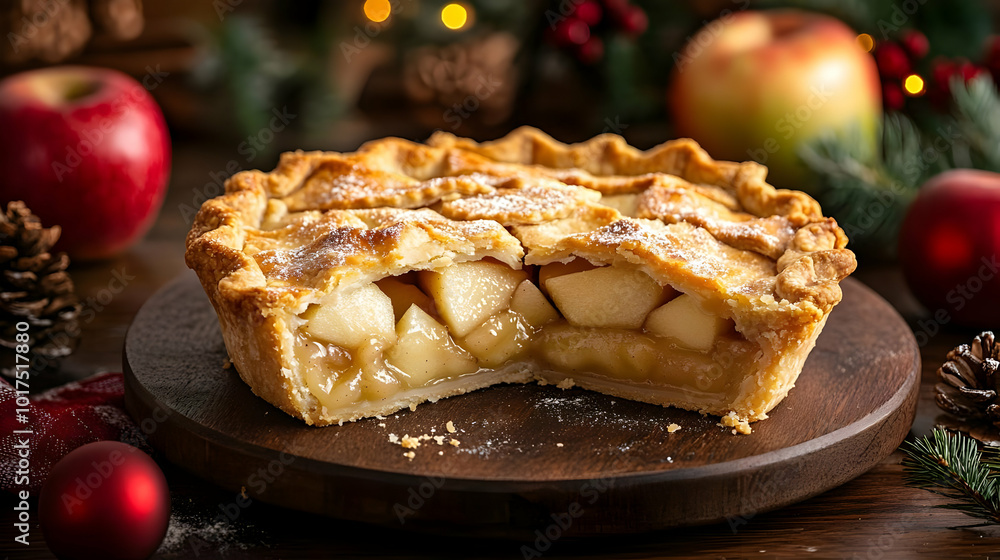 Homemade Apple Pie with Crumb Topping. Homemade Apple Pie with Crumb Topping.