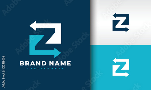 letter Z arrow logo