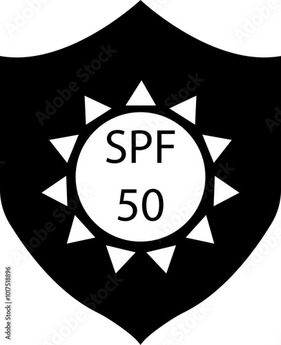 UV Protection Related Vector flat Icon. Vector template of sun protection line icons. UV protection for skin. for sunscreen products or other skin cosmetics, concept how UV rays effect on skin.