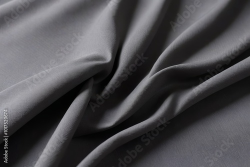 a close up of a plain grey fabric with a slight pattern photo