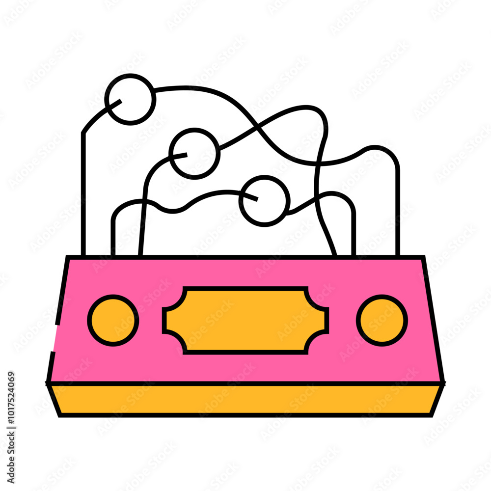 baby toddler toy line icon vector. baby toddler toy sign. isolated symbol illustration baby toddler toy line icon vector. baby toddler toy sign. isolated symbol illustration