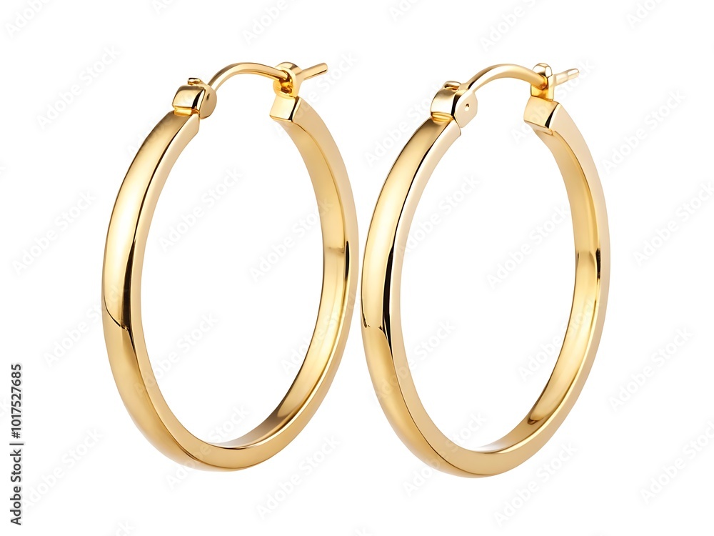 Gold hoop earrings Gold hoop earrings