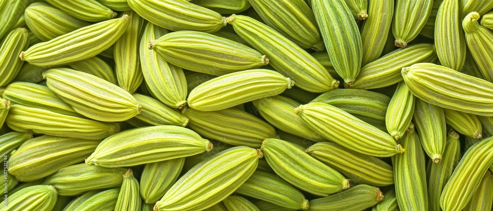 Close-Up of a Pile of Fennel Seeds Isolated on White Background for Culinary and Herbal Use Close-Up of a Pile of Fennel Seeds Isolated on White Background for Culinary and Herbal Use