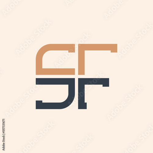 Modern SF Letter Logo Design. Creative and Versatile SF Logo Design Suitable for all Businesses