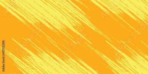 Yellow orange halftone pattern. Retro comic gradient background. Square pixilated dot cartoon texture.