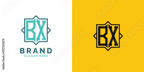 Modern BX Monogram Logo Design. Initial Letter BX Logo, Versatile Branding Suitable for any Brand