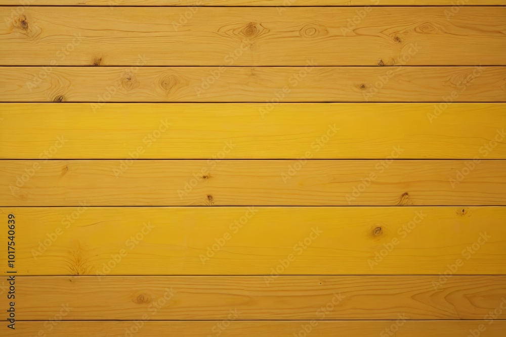 Fototapeta premium yellow wood planks with a yellow paint on them