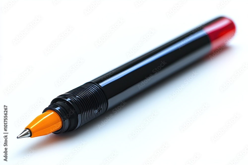 Black Pen on White Background Black Pen on White Background