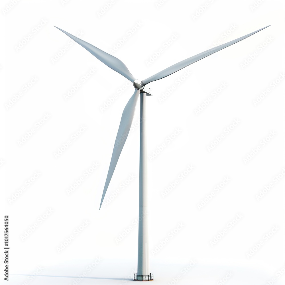Windmill view isolated on white background Windmill view isolated on white background