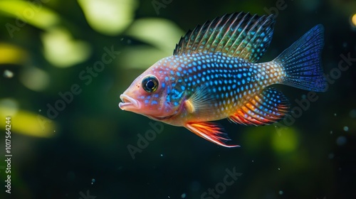 Fresh cichlids the alien fish species cichlids thai locally known as pla morsee khangdumthe fish has also spread to fish and shrimp farmers and has devoured fish and shrimp in the farms causi photo