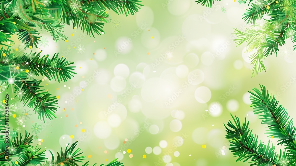 Folding_style_green_Christmas_background_vector Folding_style_green_Christmas_background_vector