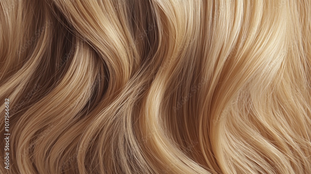 Fototapeta premium Healthy blonde hair as background