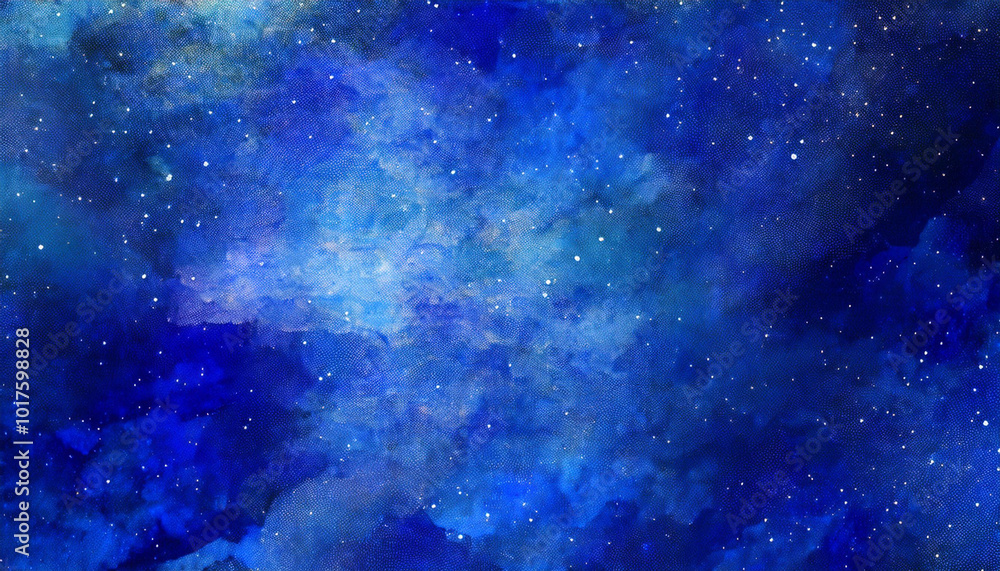 Fototapeta premium 幻想的な光る夜空のテクスチャ背景