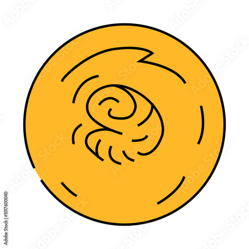 mars polar ice caps planet line icon vector. mars polar ice caps planet sign. isolated symbol illustration