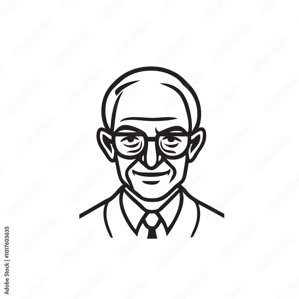 Scientist icon in line style. For your design, logo. Vector illustration. Editable Stroke Scientist icon in line style. For your design, logo. Vector illustration. Editable Stroke