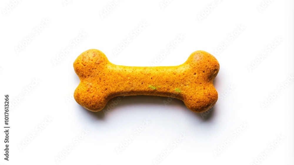 Delicious Dog Bone Treat Isolated on White Background for Pets, Perfect for Training and Rewards Delicious Dog Bone Treat Isolated on White Background for Pets, Perfect for Training and Rewards
