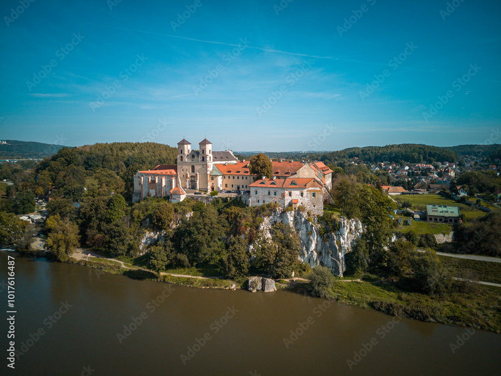 Fototapeta premium Monastery in Tyniec, in the city of Krakow, Poland.