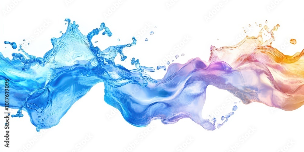 Water Splash Abstract Art Water Splash Abstract Art