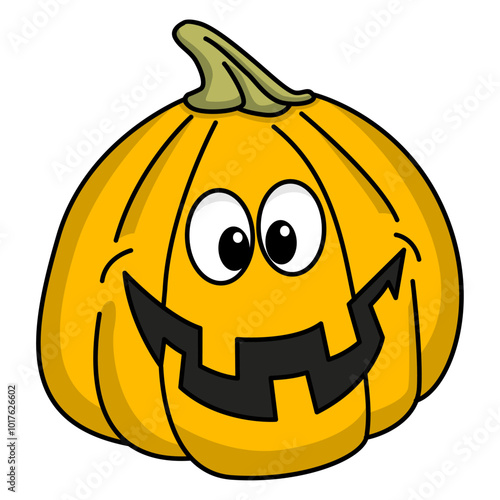Zucca halloween simpatica